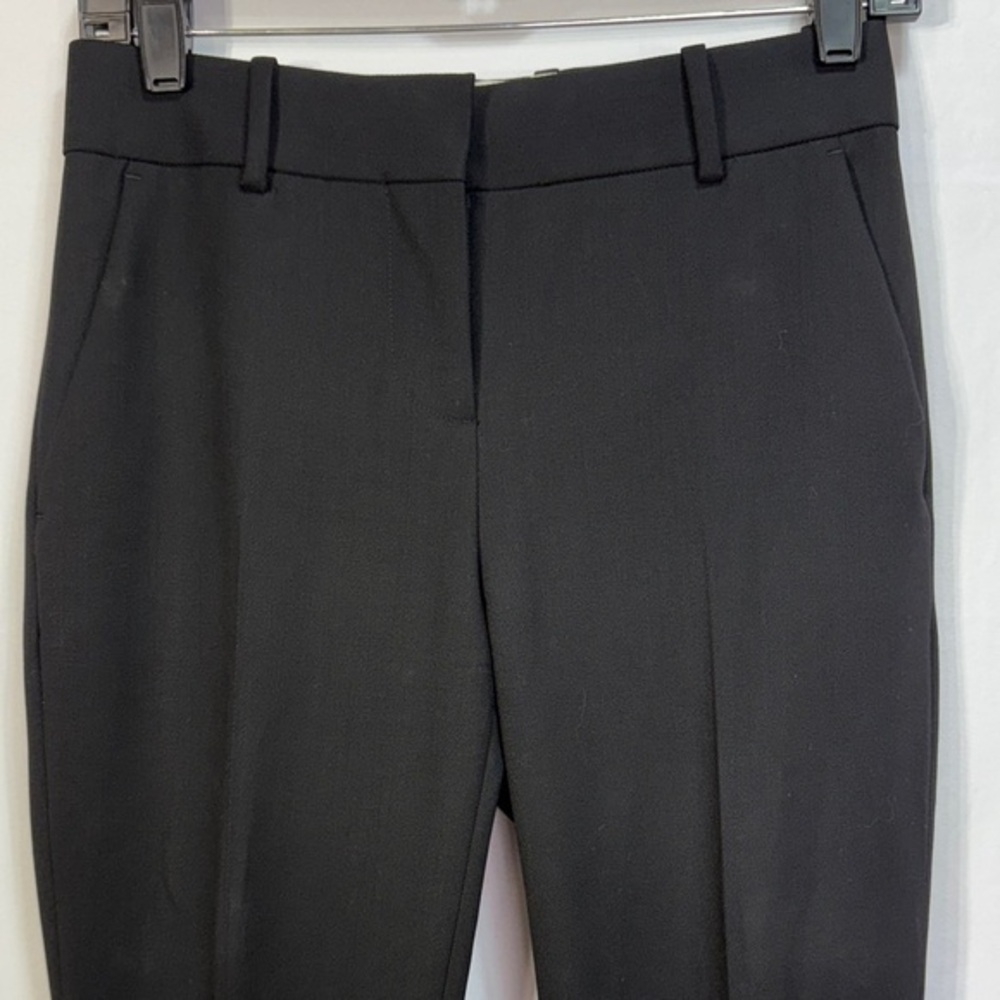 🍕Everlane Classic Black wool flat front Trousers: